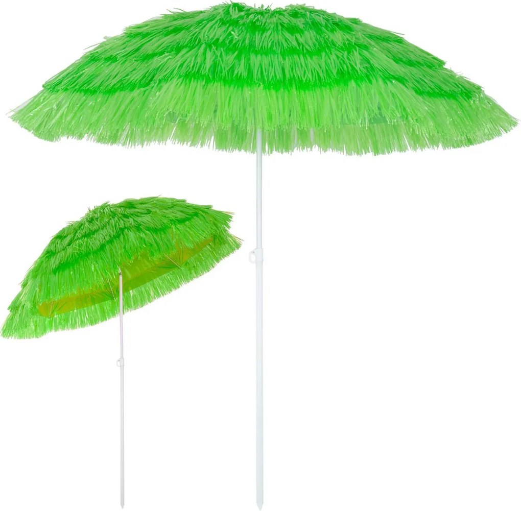 Plážový slunečník Hawaii 160 cm zelený