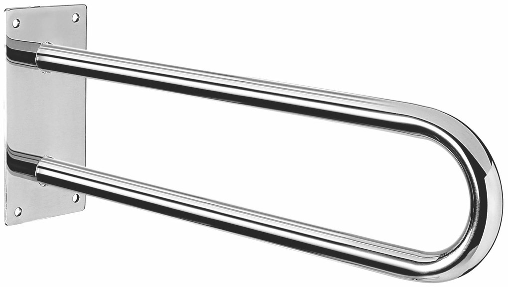 BISK Erga HANDICAP "PRO", zdvojené rovné madlo 600mm, chrómová, ERG-05499