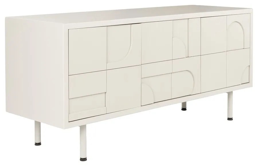 Svetlosivá komoda 55x120x40 cm Funk – White Label