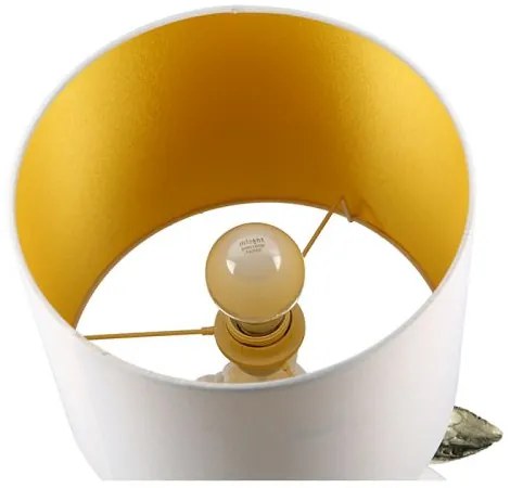 Dekor svietidlo white & gold BULLDOG