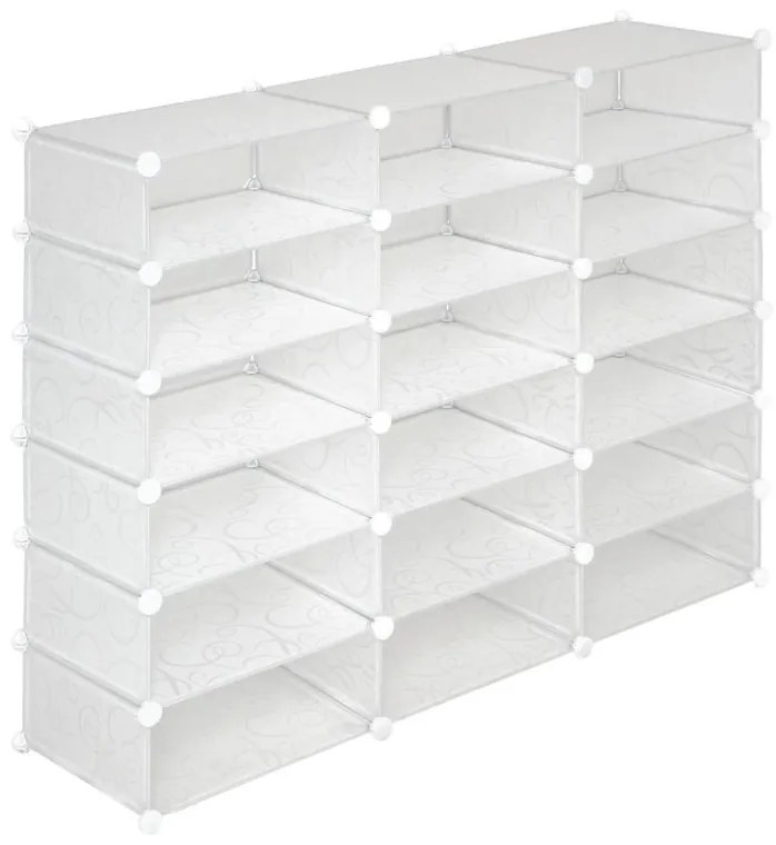 Divero 70663 Transparentný botník - zásuvný systém