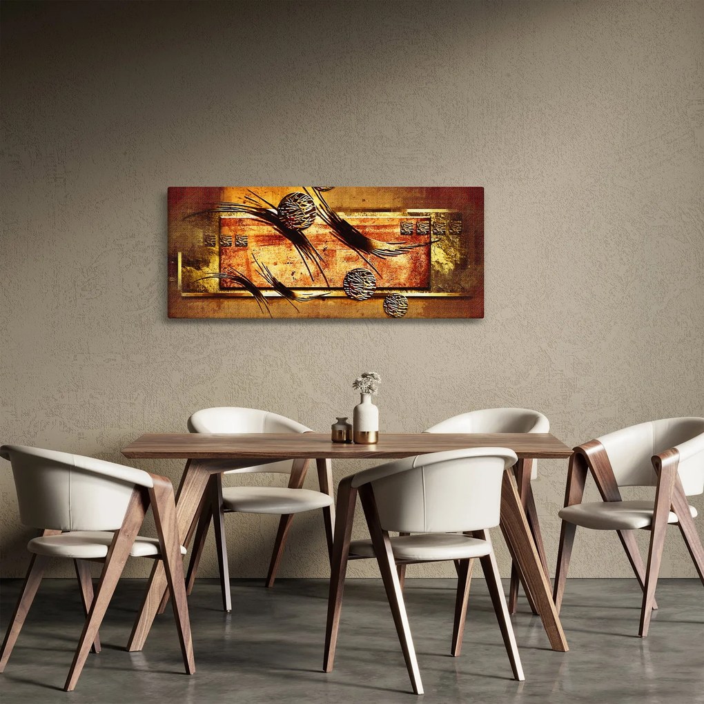 Obraz abstrakcie (120x50 cm)