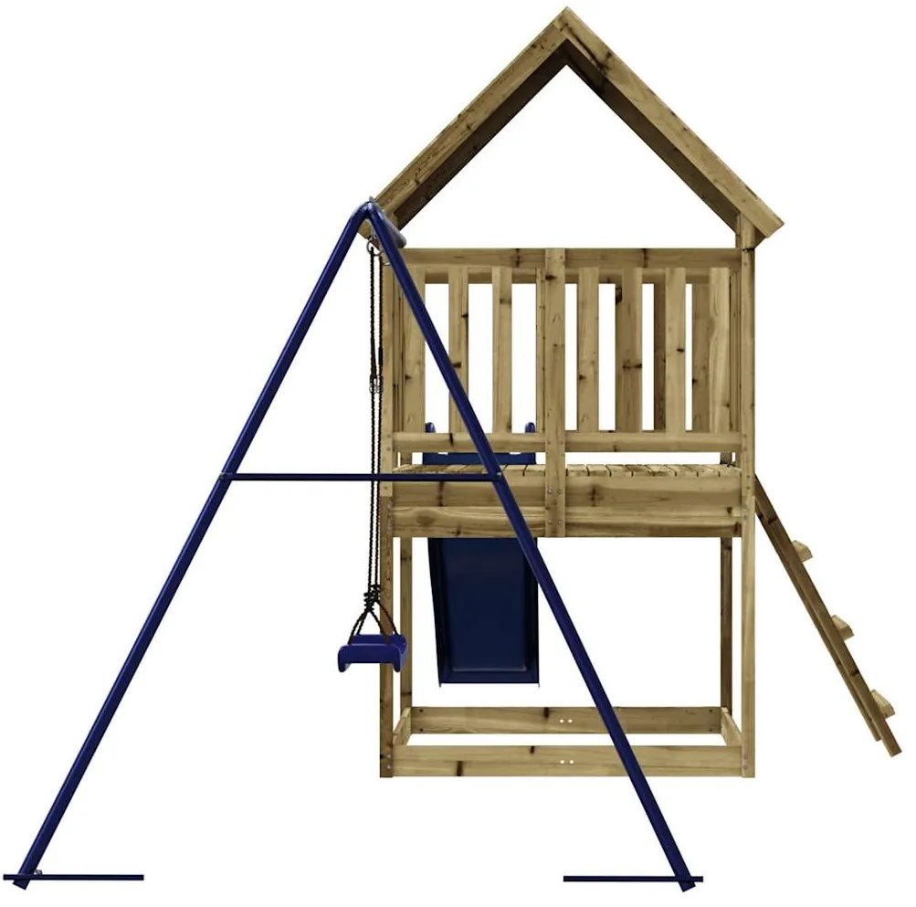 Vonkajšia súprava na hranie impregnovaná borovica