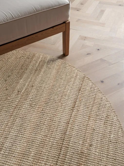 Koberec Hanse Home Bouclé Jaipur naturálny / sivý / hnedý kruh