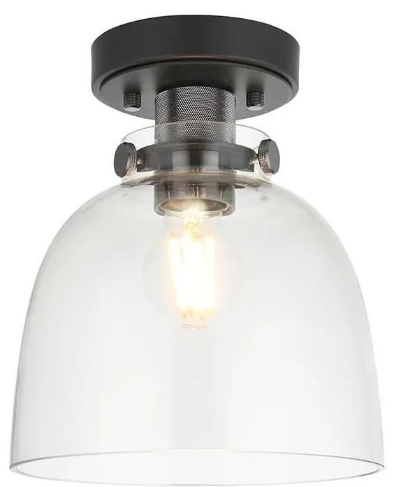 Endon 99106 - Stropné svietidlo URBAN 1xE27/10W/230V čierna/číra