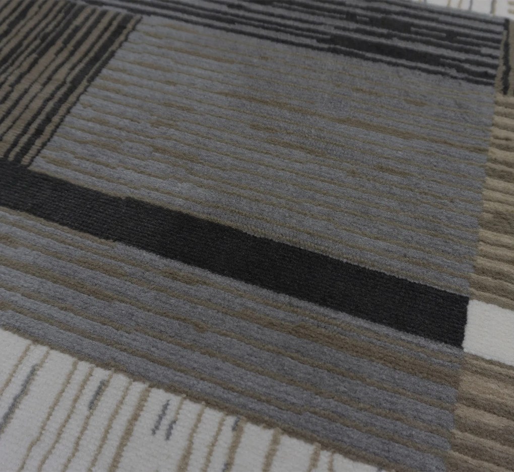 Koberec Lotus 9303 BEIGE – béžový vzorovaný obdĺžnikový koberec Rozmer: 50x80 cm