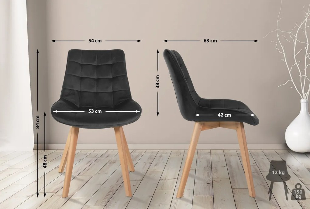 Stolička Brook - zamat - Čierna