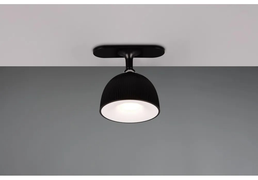 Stmievateľná čierna LED stolová lampa s klipom (výška 41 cm) Maxima – Trio