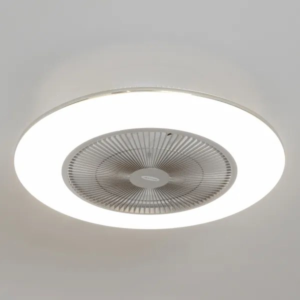 Brilagi - LED Stmievateľné svietidlo s ventilátorom AURA LED/38W/230V strieborná +DO