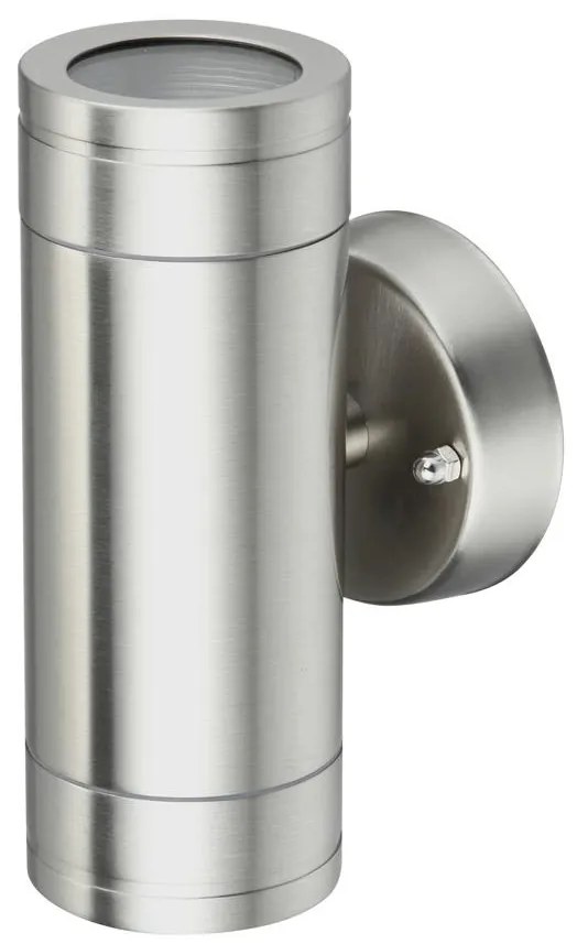 Vonkajšie nástenné svietidlo OLIMP 1 2xGU10/35W nerez