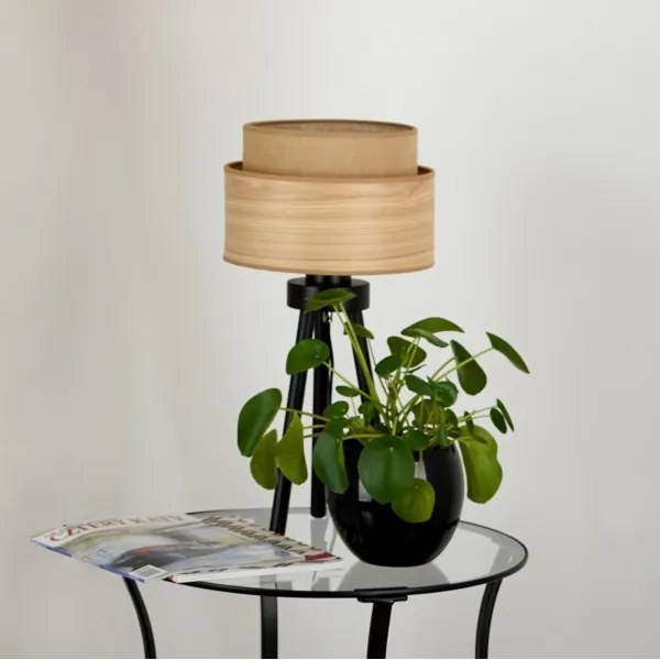 Brilagi - Stolná lampa MONTANA BOHO 1xE27/15W/230V hnedá/čierna