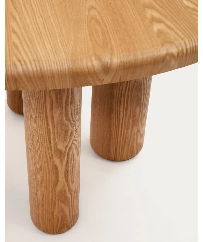 Okrúhly jedálenský stôl v dekore jaseňa ø 120 cm Mailen – Kave Home