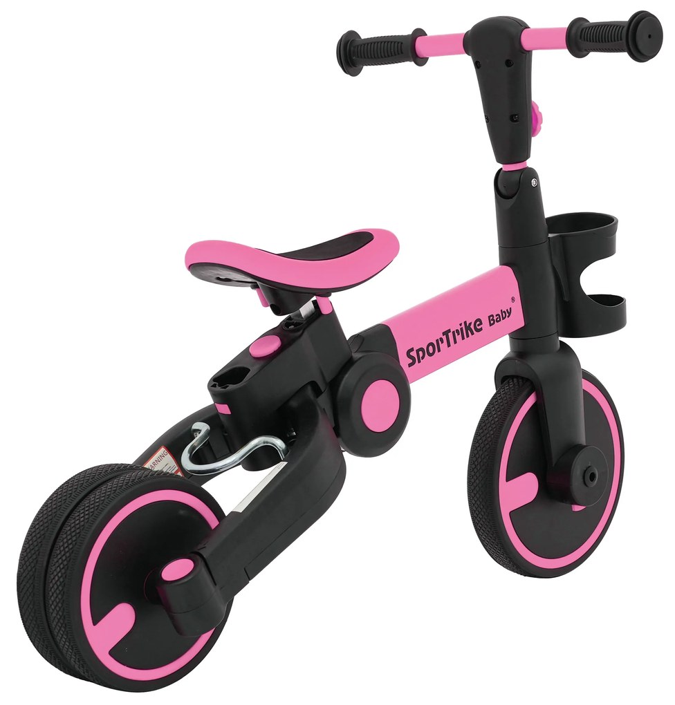 RAMIZ Odrážadlo Happy Bike 3v1 Sportrike ZSP.B68 - ružové