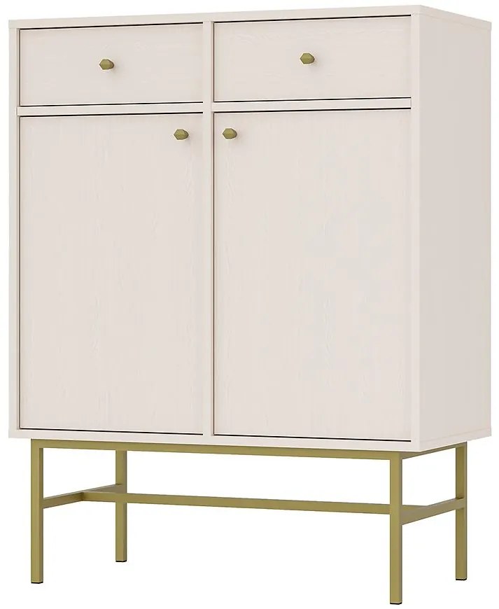 Komoda Tokyo 3  2F 2S pieskovo béžová 826