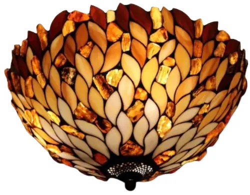 Stropná lampa do obývačky 40Ø AMBER
