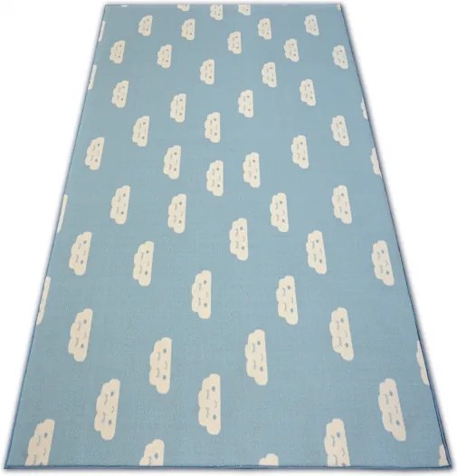 MAXMAX Detský koberec SPIACI mráčika - modrý