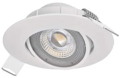 Emos ZD3122 LED SIMMI stropná vstavaná bodovka kruh priemer 90 × 25 mm 5W 450lm 4000K biela