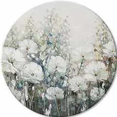 Okrúhly maľovaný obraz Jarná symfónia | rôzne rozmery