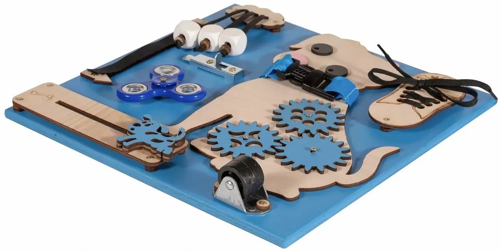 Interaktívna detská tabuľa - Psík Hugo - modrá