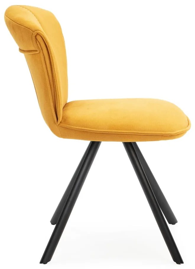 Žlté jedálenské stoličky v súprave 2 ks Simbra – Marckeric