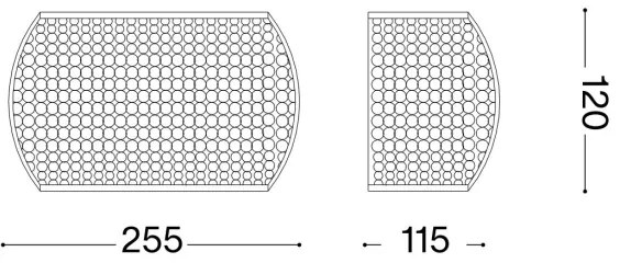 Ideal Lux - LED Krištáľové nástenné svietidlo PASHA 3xG9/3W/230V lesklý chróm