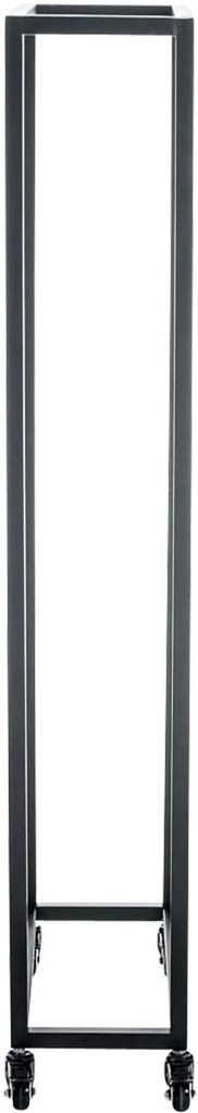 Stojan na drevo Hetta 25x100x150 cm, čierna