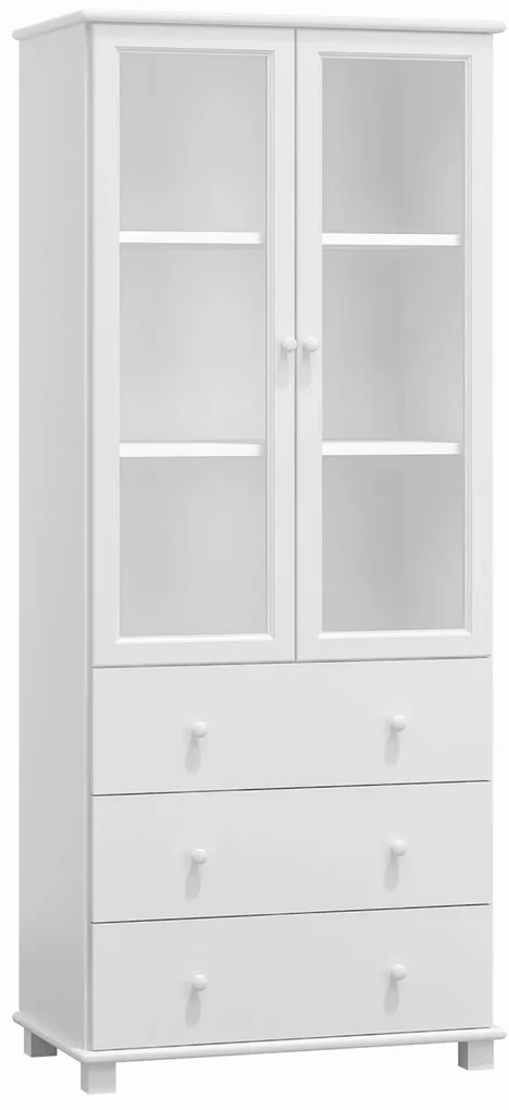 Vitrína RW104 80x42 cm Biela
