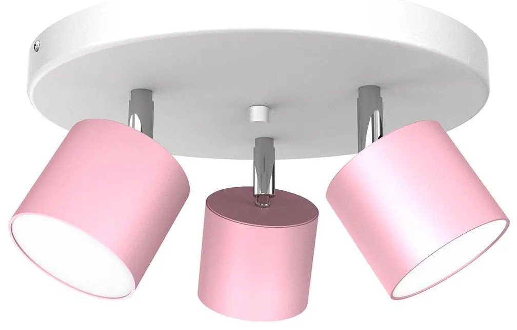 Bodové svietidlo DIXIE 3xGX53/11W/230V ružová