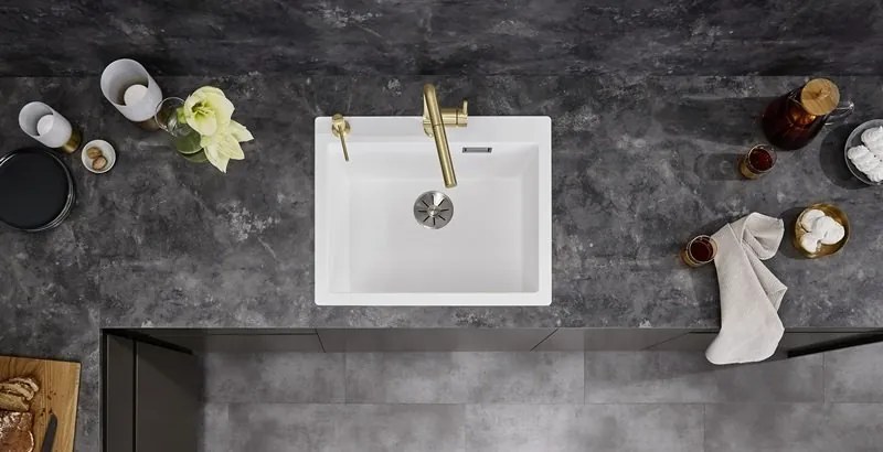 Blanco Pleon 6, silgranitový drez 615x510x220 mm, 1-komorový, tmavá hnedá, BLA-521688
