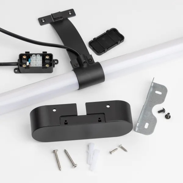 Brilagi - Kúpeľňové zrkadlové osvetlenie TUBEO LED/8W/230V 60 cm IP44 čierna