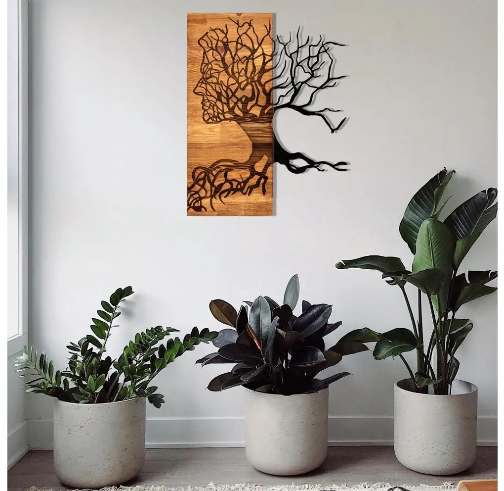 Asir Nástenná dekorácia 45x58 cm strom života drevo/kov 279ENZ1776