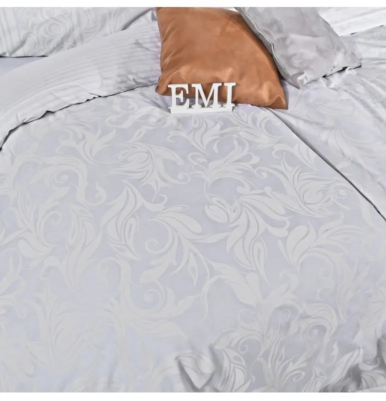 Obliečky bavlnené Royal biele EMI, Predĺžený set jednolôžko obsahuje 1x 140x220 + 1x 70x90