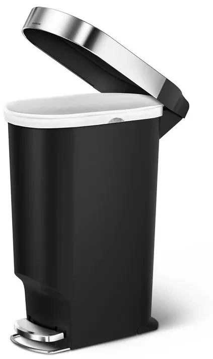 Pedálový kôš Slim 40 l, čierna