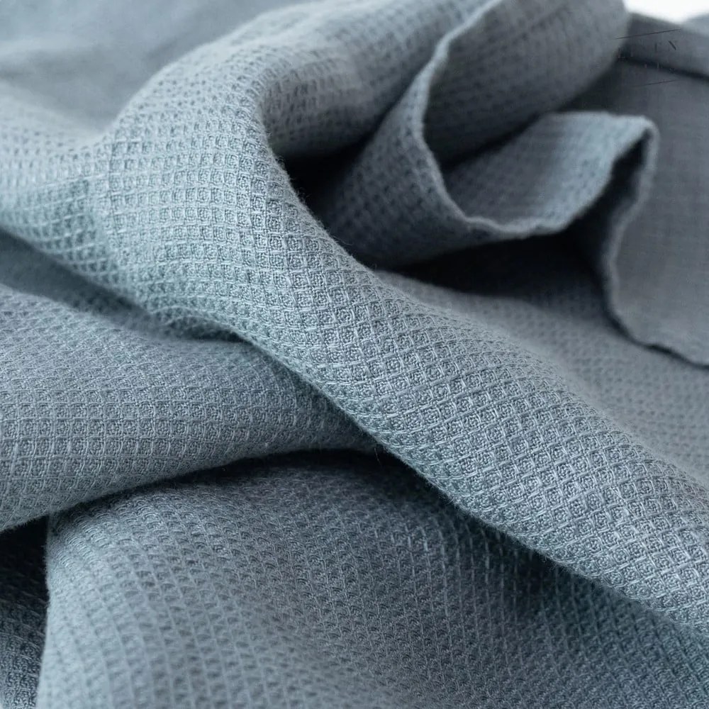 Modrý ľanový uterák 125x75 cm - Linen Tales