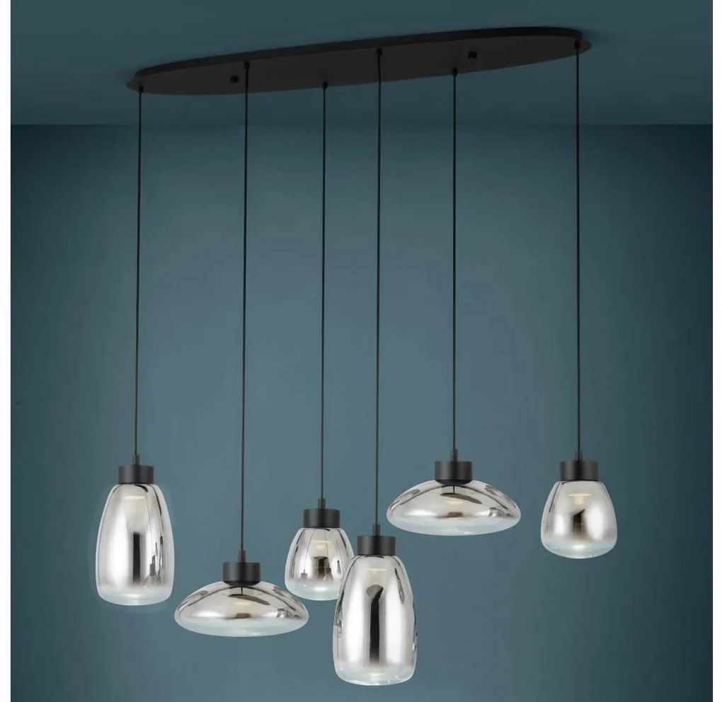 Eglo 390301 - LED Stmievateľný luster na lanku SARNARRA 6xLED/5,4W/230V 2700K