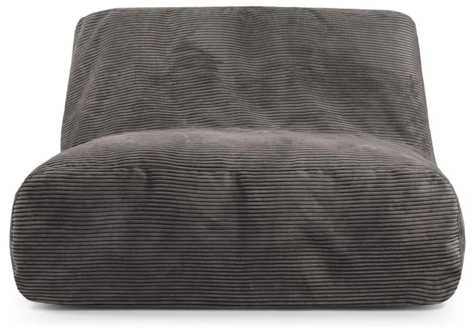 Krémový menčestrový sedací vak Sofa Tube – SLOWDOWN