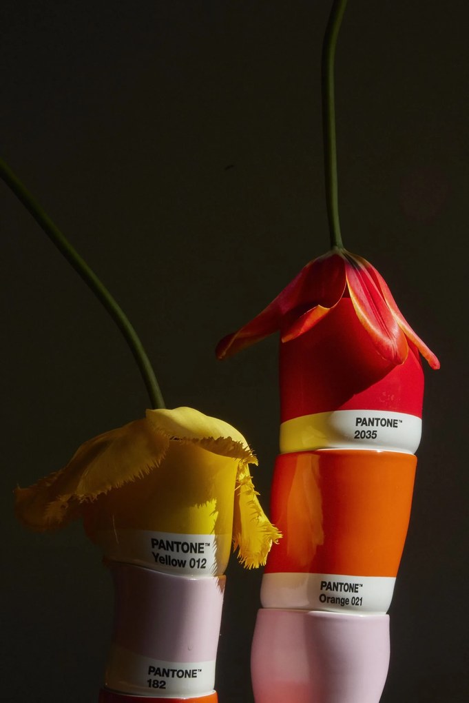 Hrnčeky Pantone 100 ml teplé farby 4 ks
