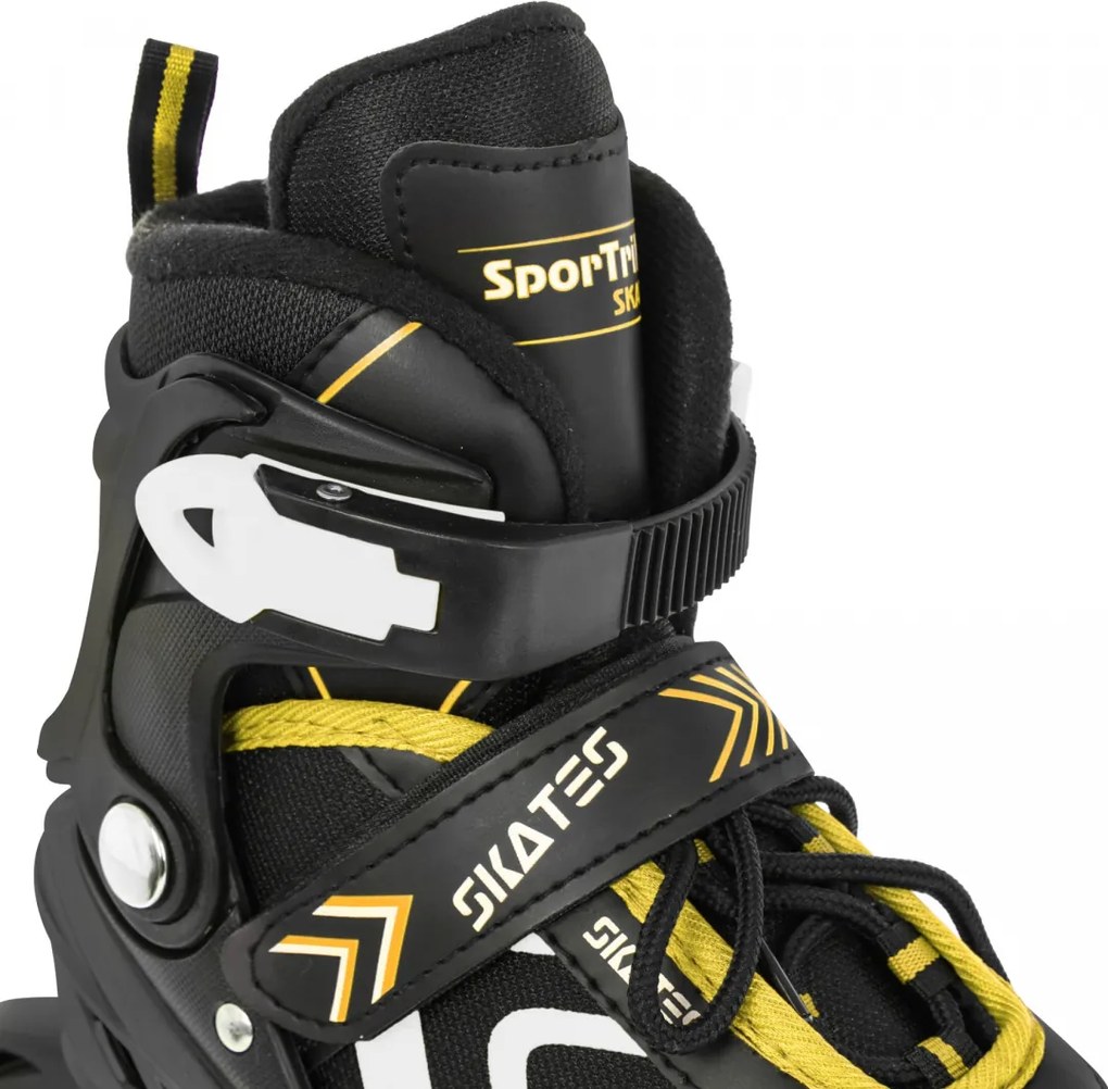 Ramiz Sada kolieskových korčúľ 4 v 1 Korčule pre deti Veľkosť 29-33 Žltá