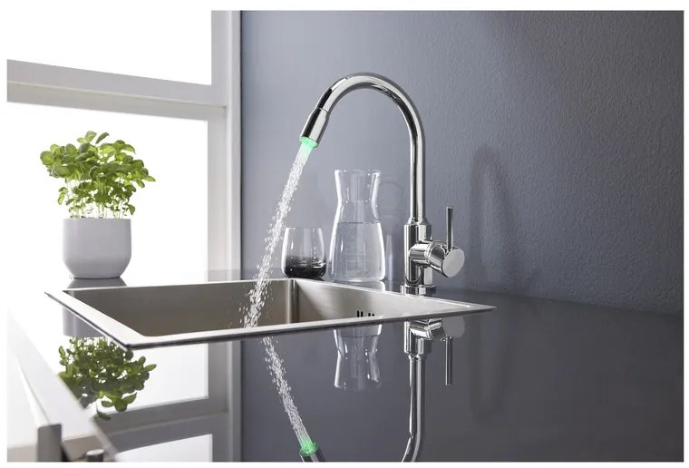 Livarno home LED drezová batéria (chróm) (100367256)