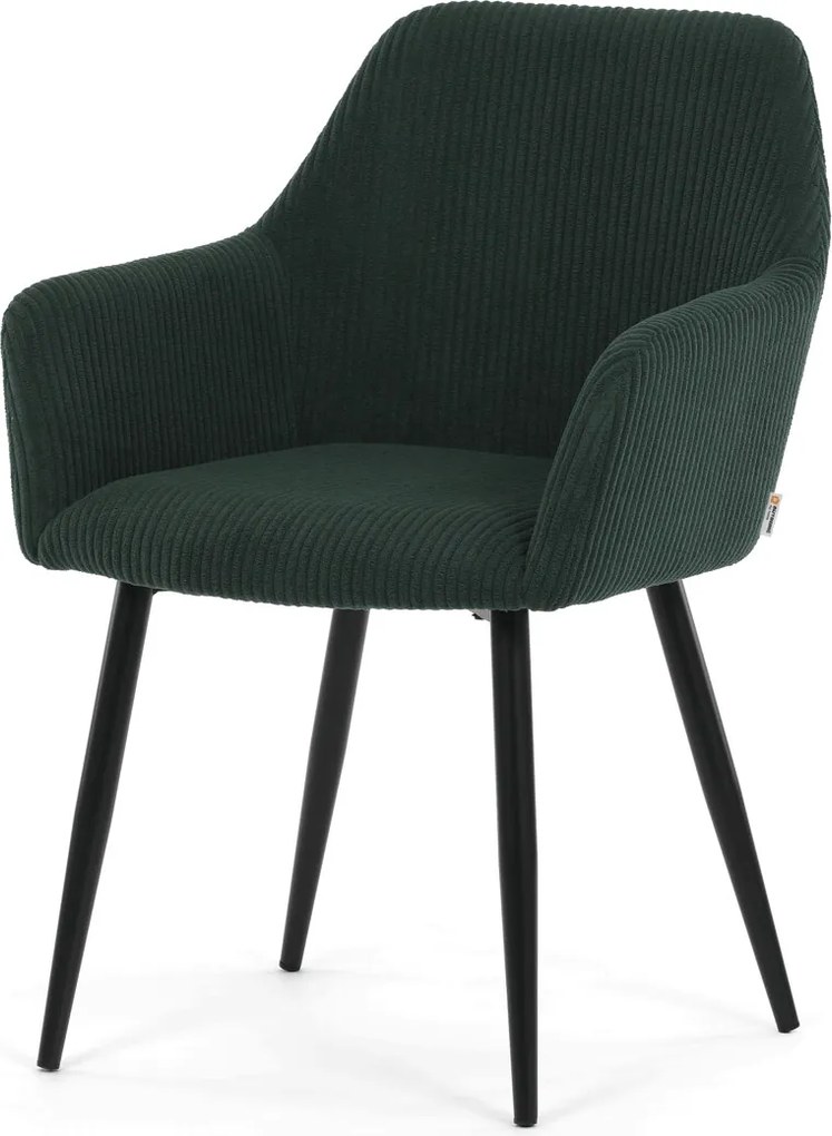 Jedálenská stolička látka/kov DCH-V4009 Farba: Zelená