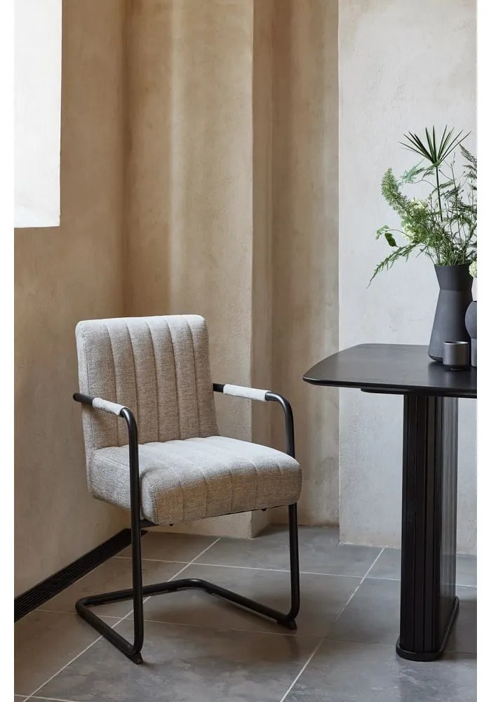 Béžová jedálenská stolička Trout – Unique Furniture