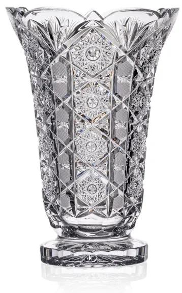 Bohémia Crystal Ručne brúsená váza Razno 255mm