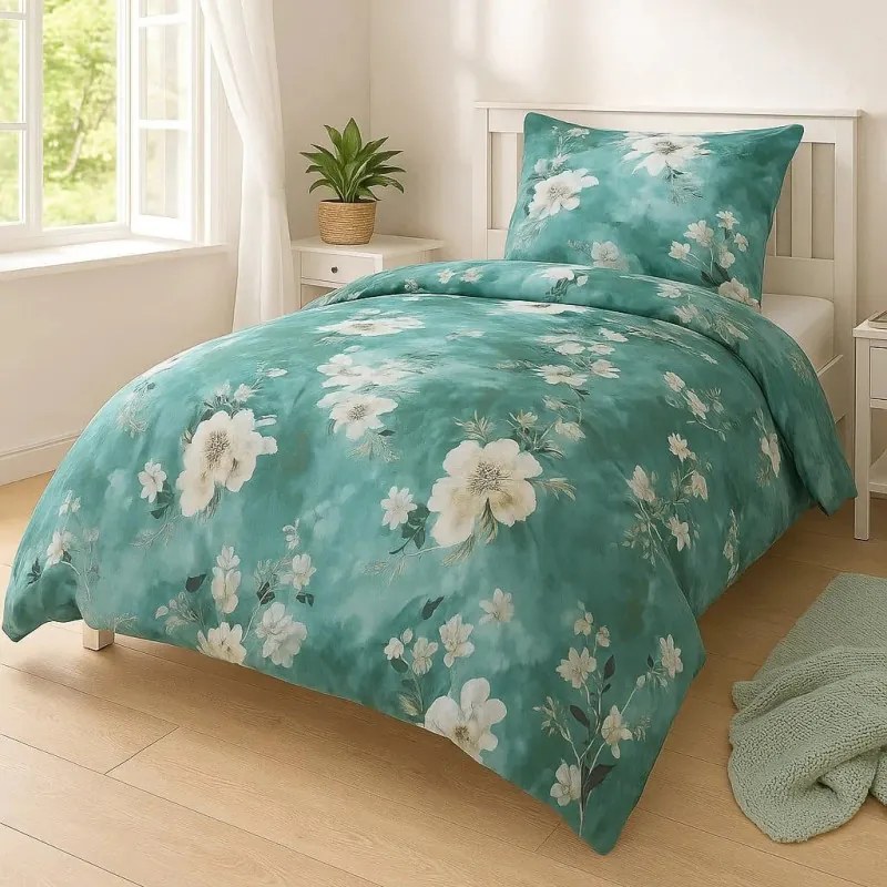 Jahu Bavlněné saténové povlečení DELUXE Fiona 140x200, 70x90 cm