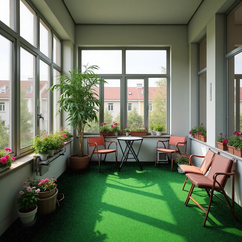 Betap, Umelá tráva Wembley zelená, vyrezať kruh, šíře 2m,4m, zelená, nopy, chodba / predsieň