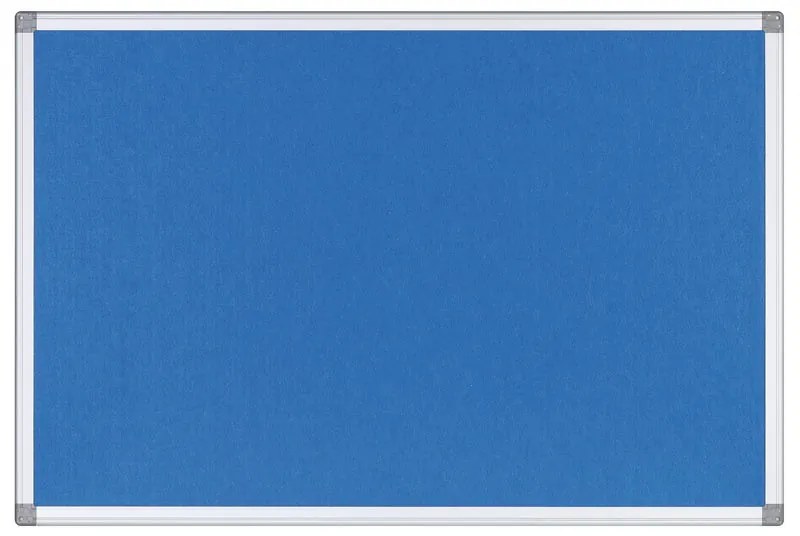 Textilná nástenka, modrá, 900 x 600 mm