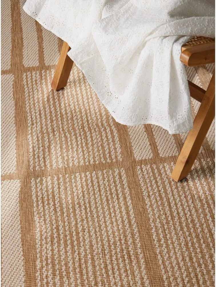 Krémovobiely/v prírodnej farbe vnútorný a vonkajší koberec 120x170 cm Haringey Allington – Ted Baker