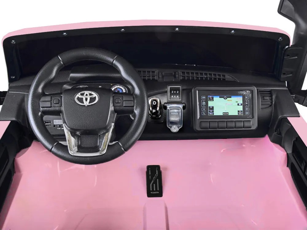 JOKOMISIADA Elektromobil Toyota Hilux pre 2 osoby, model PA0250 ružové