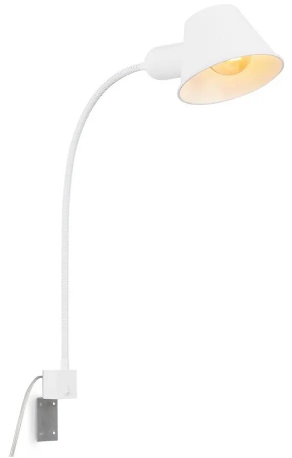 Briloner 2079-016 - Nástenná flexibilná lampa 1xE27/10W/230V biela