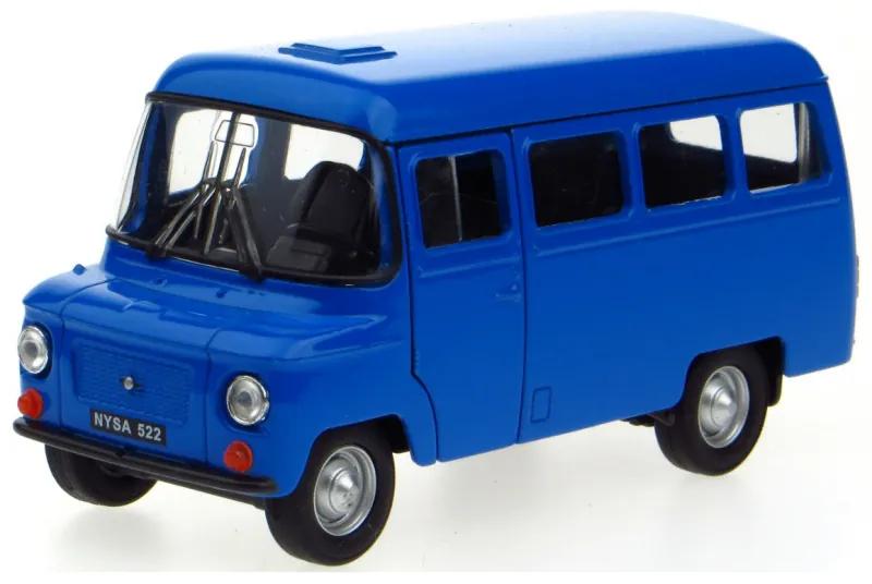 008843 Kovový model auta - Nex 1:34 - Nysa 522 Modrá