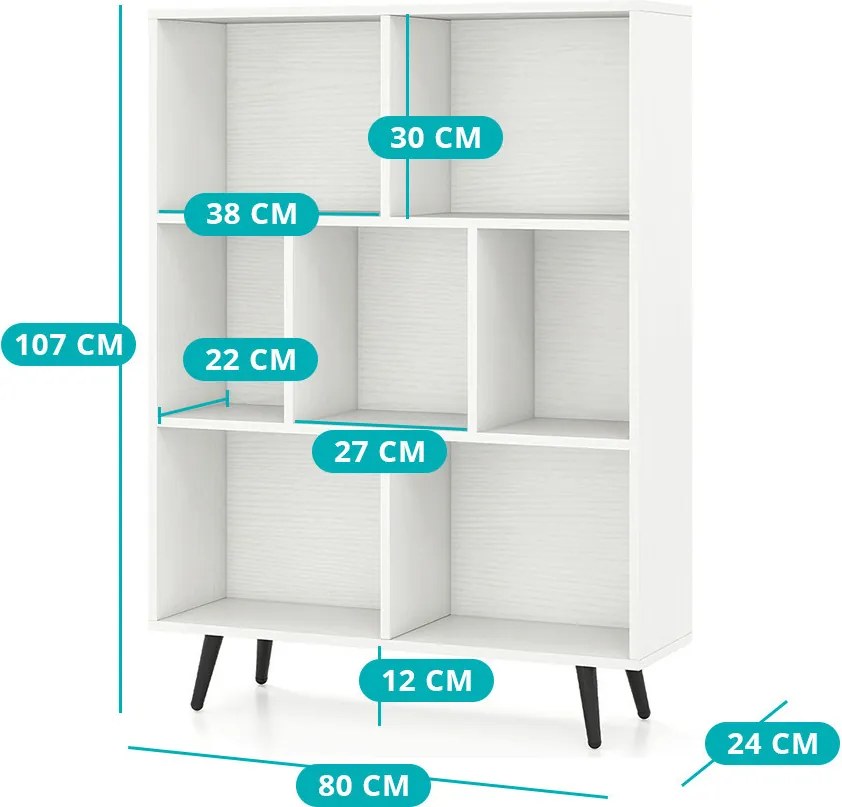 Moderná Knihařská Polica